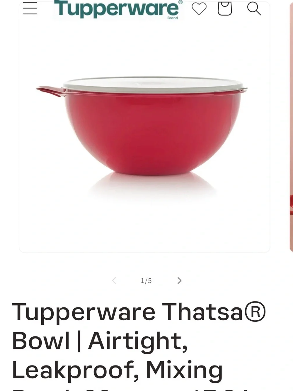 Thatsabowl Set of White Plastic Mixing Bowls with covers - 7L